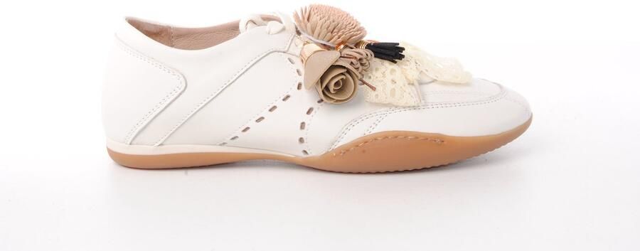 MAURY dames sneaker Fuentes leder off white