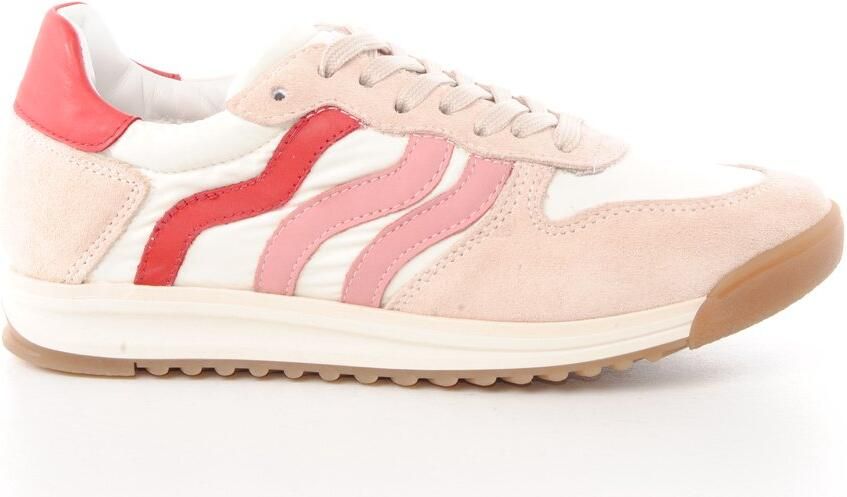 MAURY dames sneaker Tigresse suède en nylon roze