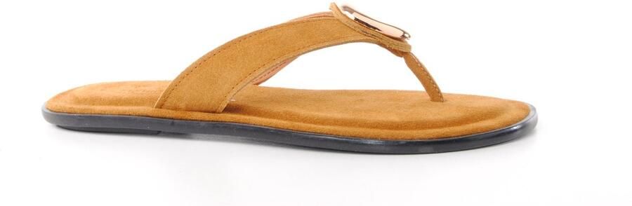MAURY dames teenslipper Asteroide suède taupe