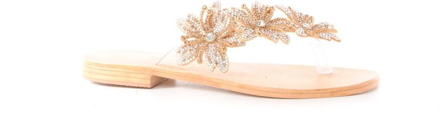 MAURY dames teenslipper Fiorentina rubber nude