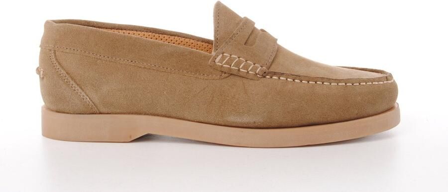 MAURY heren loafer Archibald suède taupe