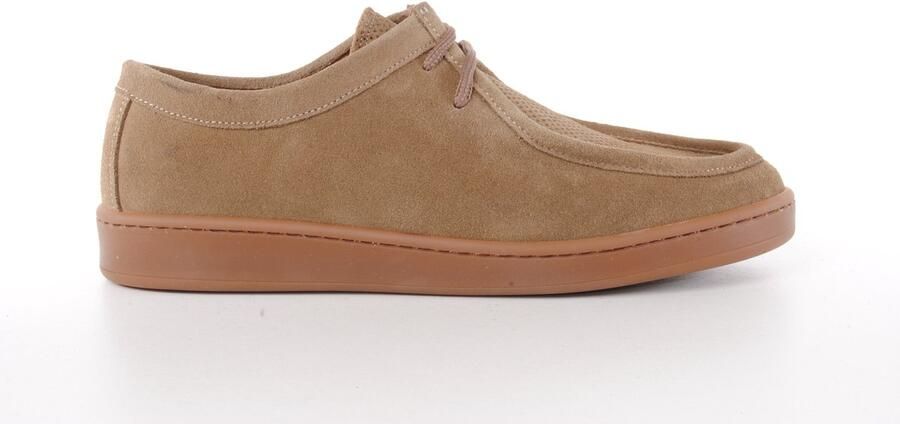 MAURY heren veterschoen Napoleon suède taupe