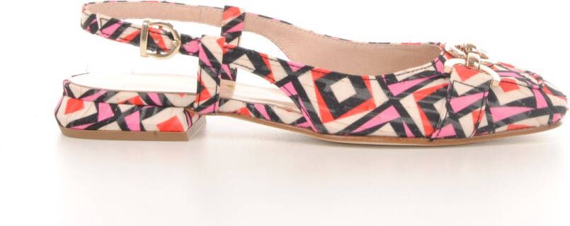 MAURY slingback satin multi