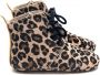 Mavies leren babyschoenen Bruin Leer Dierenprint 19 20 - Thumbnail 2