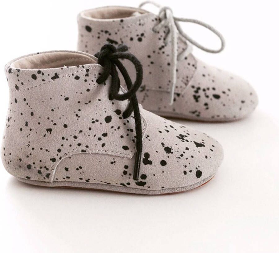 Mavies leren babyschoenen Bruin Leer All over print 23 24 - Foto 3