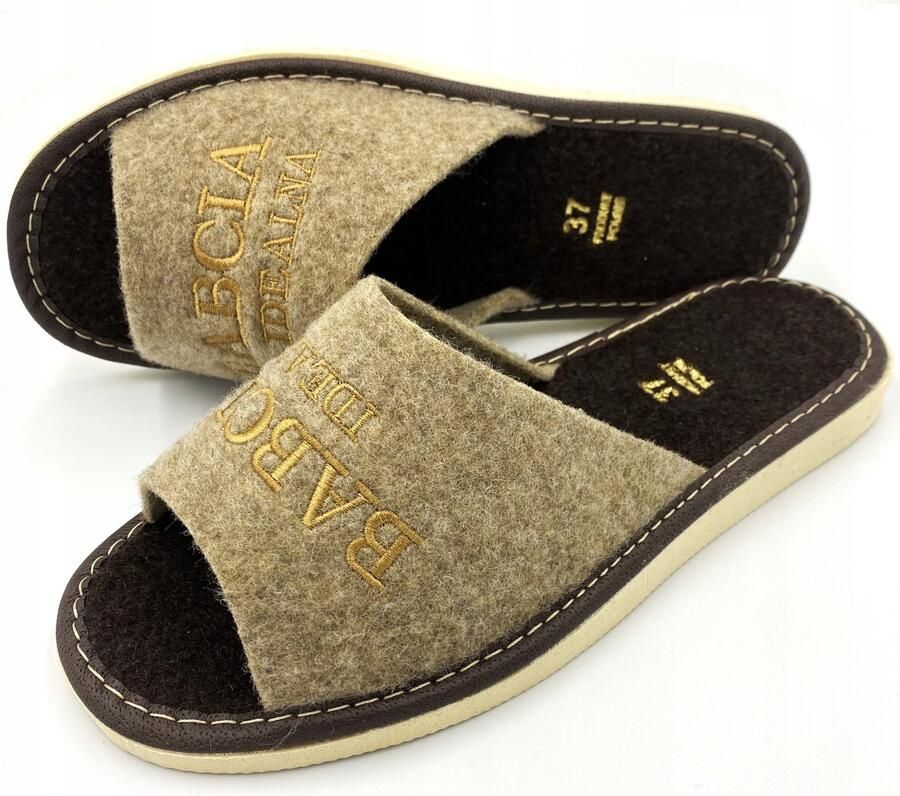 Maximus Dames pantoffels beige Comfortabele huisschoenen voor oma