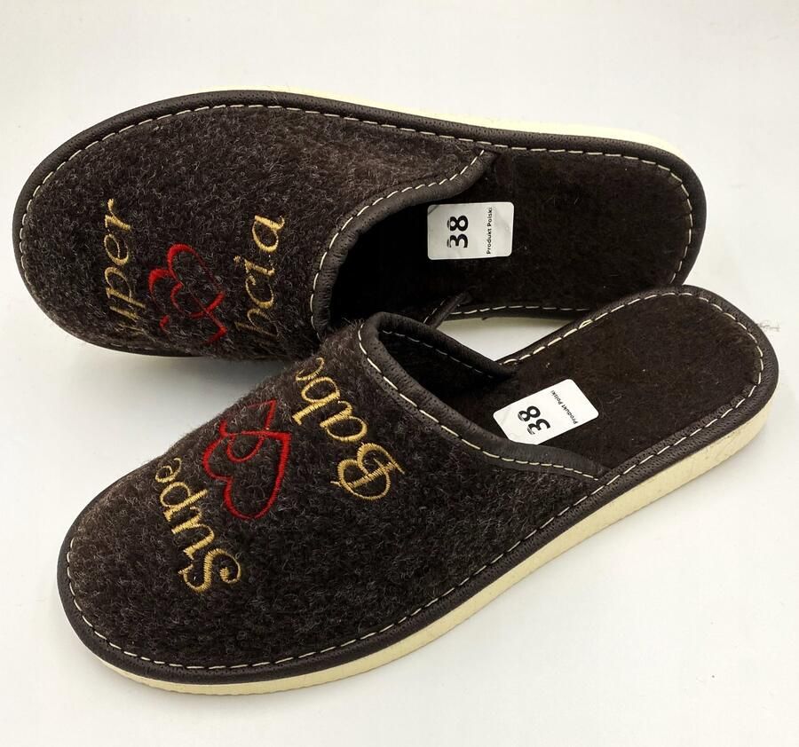 Maximus Dames Pantoffels Comfortabele Vilten Huisschoenen