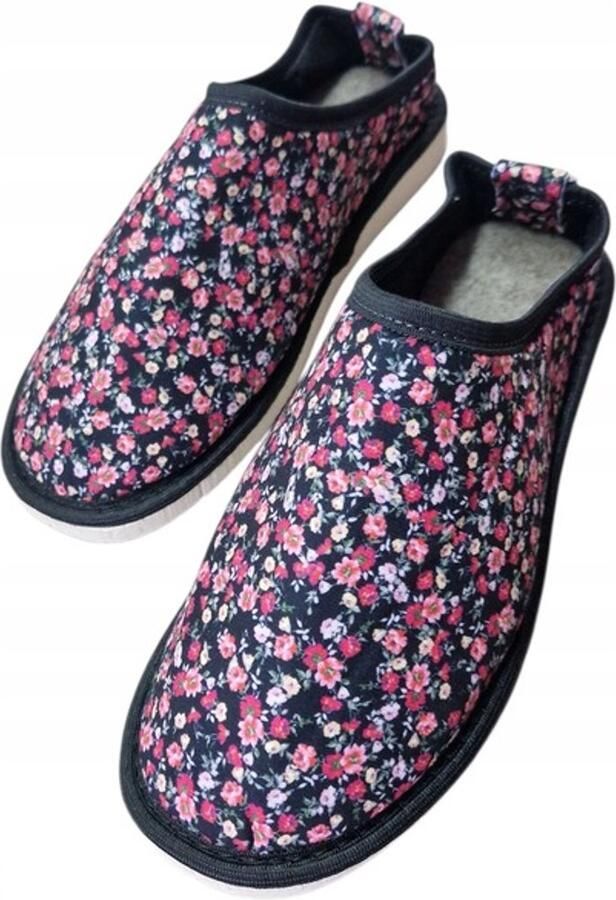 Maximus Dames pantoffels met bloemenprint
