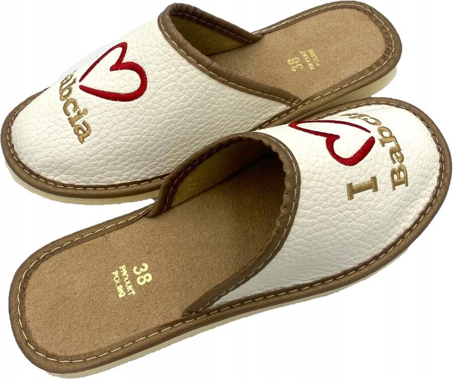 Maximus Damespantoffels Wit Comfortabele Huisschoenen