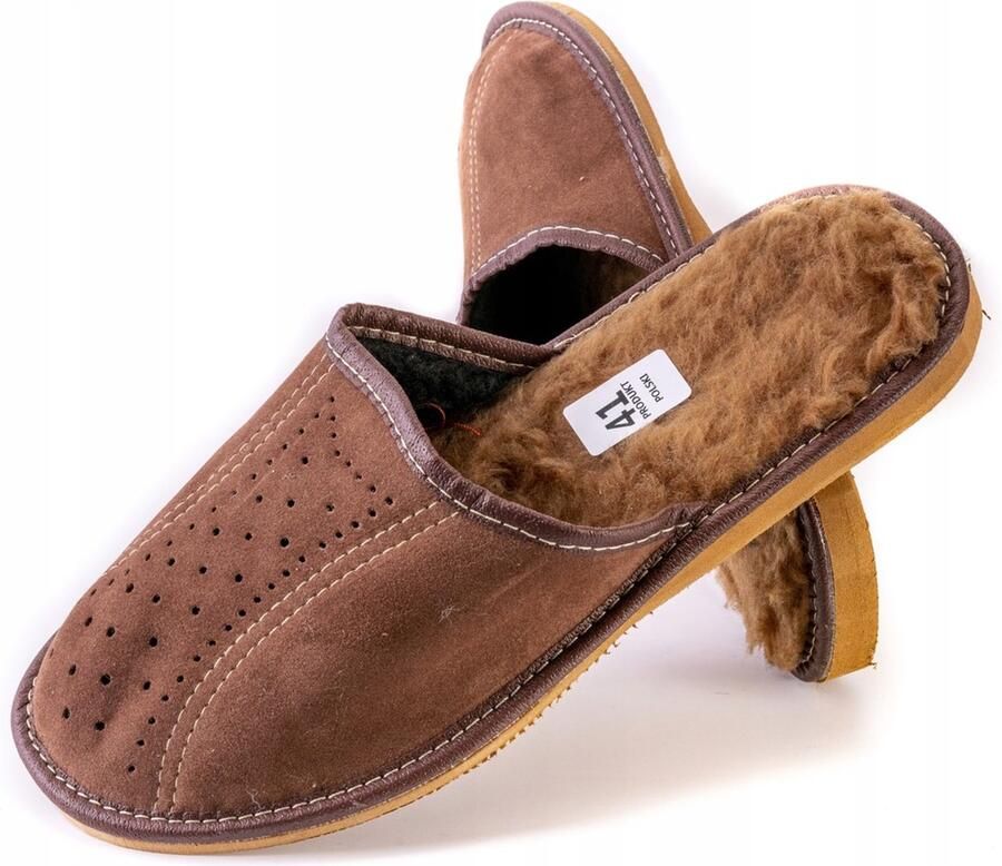 Maximus Heren Pantoffels Bruin Suede