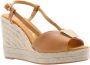 Maypol Stijlvolle Espadrille Sleehakken voor Vrouwen Brown Dames - Thumbnail 2