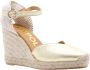 Maypol Elegante Sleehak Espadrilles Yellow Dames - Thumbnail 1