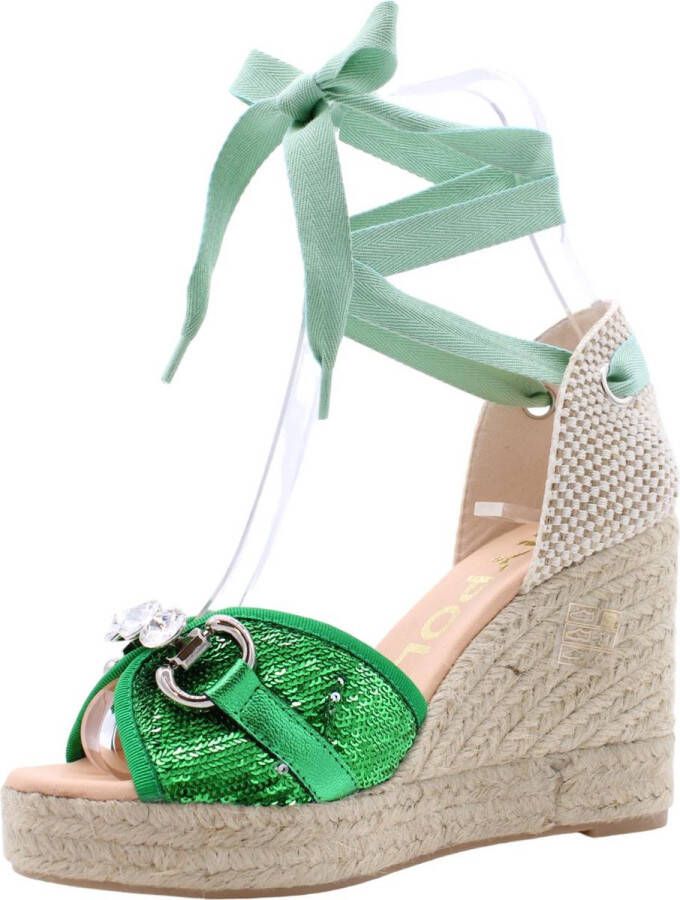 Maypol Wurm Espadrille Green Dames