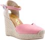 Maypol Tamil Espadrille Stijlvol en Comfortabel Pink Dames - Thumbnail 1