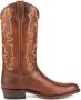 Mayura Boots 2627 Kastanje Bruin Cowboy Western Casual Heren Laarzen Semi Cubaanse Hak Echt Leer Ronde neus - Thumbnail 2