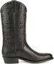 Mayura Boots 2627 Zwart Cowboy Western Casual Heren Laarzen Semi Cubaanse Hak Echt Leer Ronde neus - Thumbnail 2
