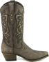 Mayura Boots Alabama 2524 Bruin-Grijs-Taupe Lavado Dames Westernlaars Spitse Neus Hak Hoge Schacht Echt Leer - Thumbnail 1