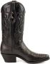 Mayura Boots Alabama 2524 Zwart Dames Westernlaars Spitse Neus Hak Hoge Schacht Echt Leer - Thumbnail 2