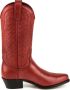 Mayura Boots Arpia 2534 Rood Dames Western Laarzen Sierstiksel Spitse Neus Schuine Hak Glad Leer - Thumbnail 1