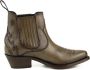 Mayura Boots Marilyn 2487 Taupe Dames Cowboy Western Fashion Enklelaars Spitse Neus Schuine Hak Elastiek Sluiting Echt Leer - Thumbnail 1