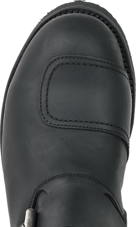 Mayura Boots 1594 Zwart Biker Motorlaarzen Ronde Stalen Neus Anti Slip Zool Echt leer - Foto 8