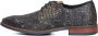 Mazzeltov 3980 Nette schoenen Veterschoenen Heren Groen - Thumbnail 2