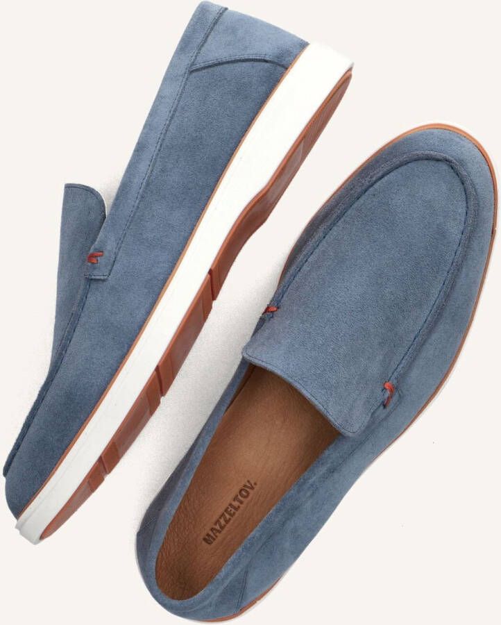 Mazzeltov 6118 Loafers Heren Instappers Blauw