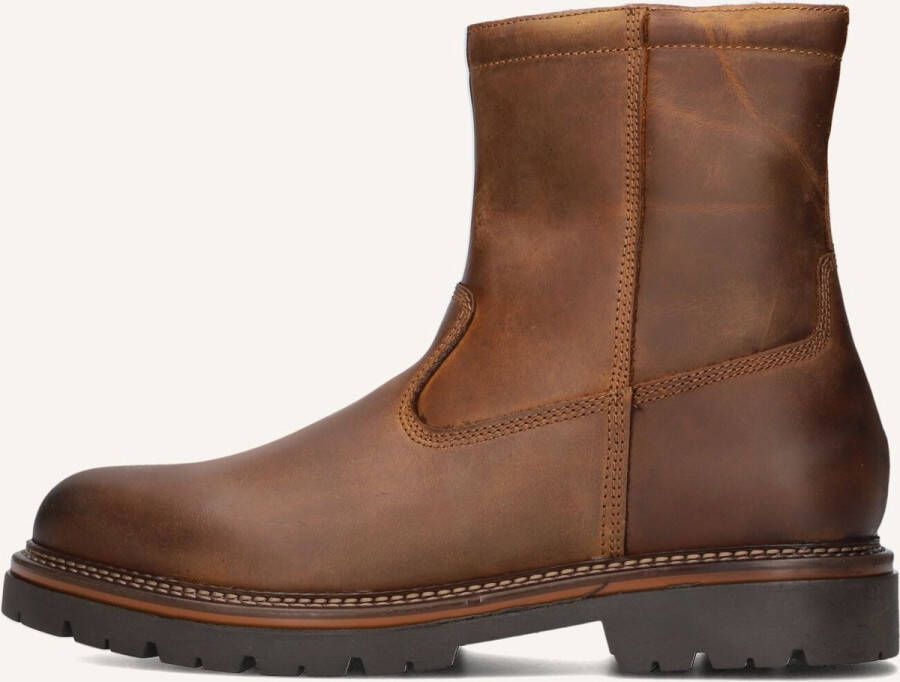 MAZZELTOV Enkelboots Heren 780084 Maat: 47 Materiaal: Leer Kleur: Cognac - Foto 4