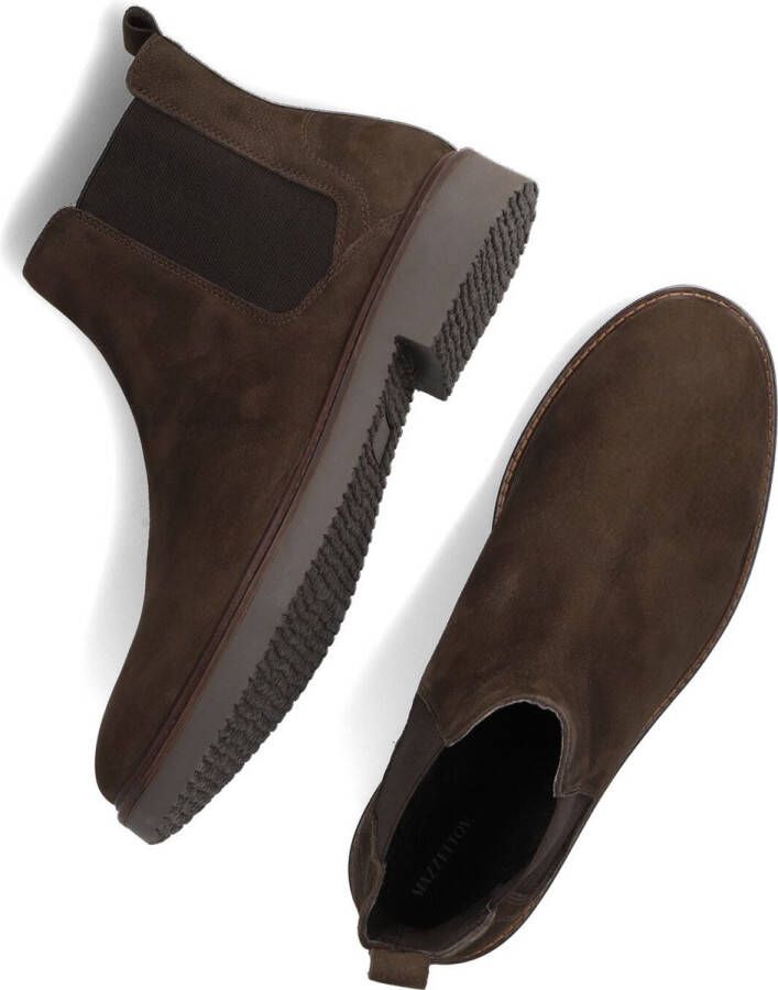 Mazzeltov Hudson M Chelsea boots Enkellaarsjes Heren Bruin - Foto 2