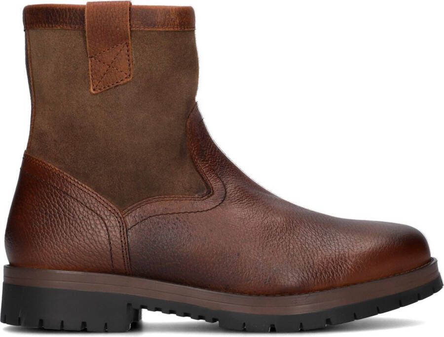 Mazzeltov Mario-11 Enkelboots Enkellaarsjes Heren Bruin - Foto 4
