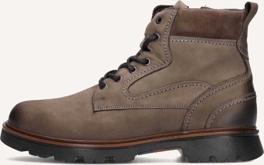 MAZZELTOV Veterboots Heren 550004 Maat: 46 Materiaal: Leer Kleur: Taupe - Foto 3