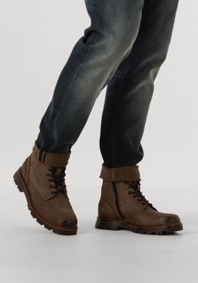 MAZZELTOV Veterboots Heren 550004 Maat: 46 Materiaal: Leer Kleur: Taupe - Foto 2