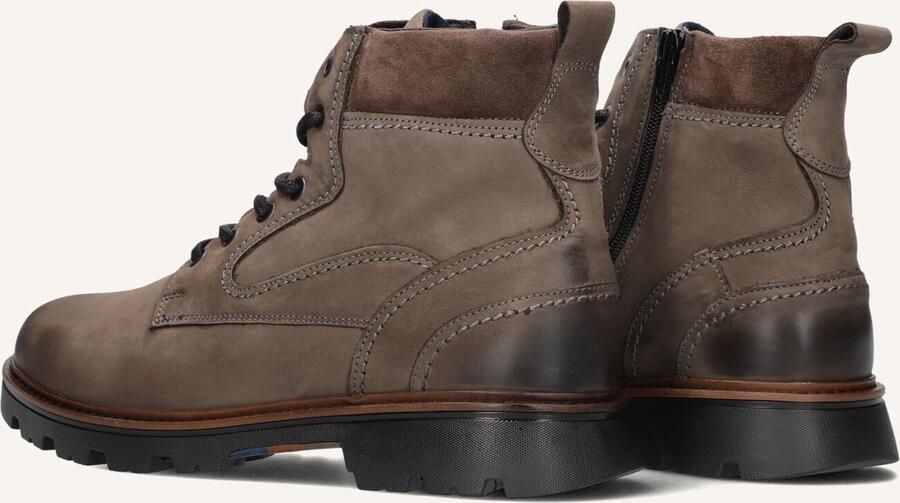 MAZZELTOV Veterboots Heren 550004 Maat: 46 Materiaal: Leer Kleur: Taupe - Foto 2
