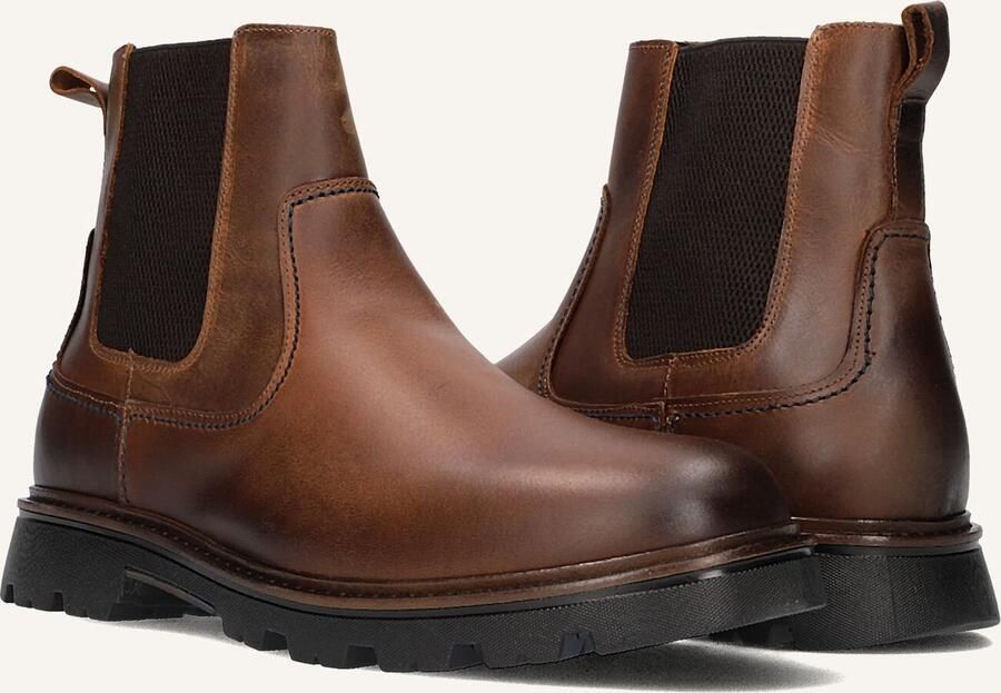 MAZZELTOV Chelsea Boots Heren 550006 Maat: 43 Materiaal: Leer Kleur: Bruin - Foto 3