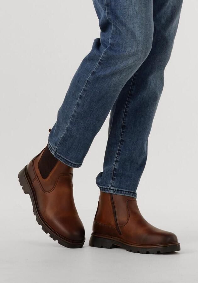 MAZZELTOV Chelsea Boots Heren 550006 Maat: 43 Materiaal: Leer Kleur: Bruin - Foto 2