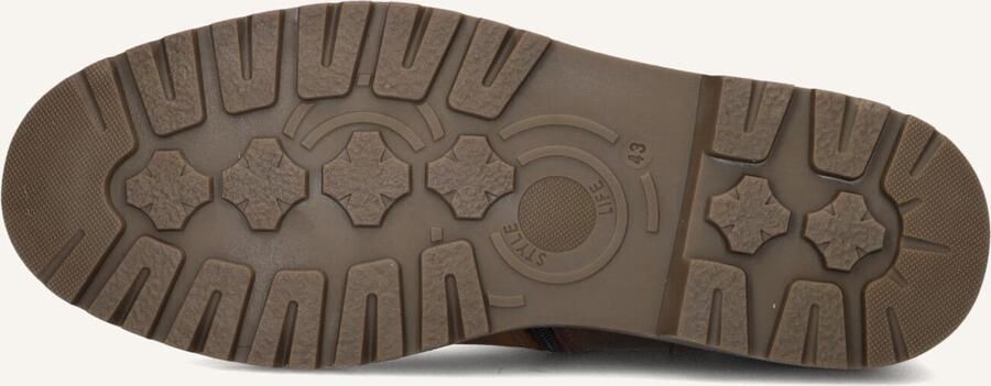 MAZZELTOV Enkelboots Heren 570020 Maat: 46 Materiaal: Leer Kleur: Cognac - Foto 3