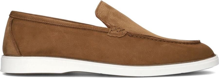 MAZZELTOV Loafers Heren 6121 Nubuck Cognac