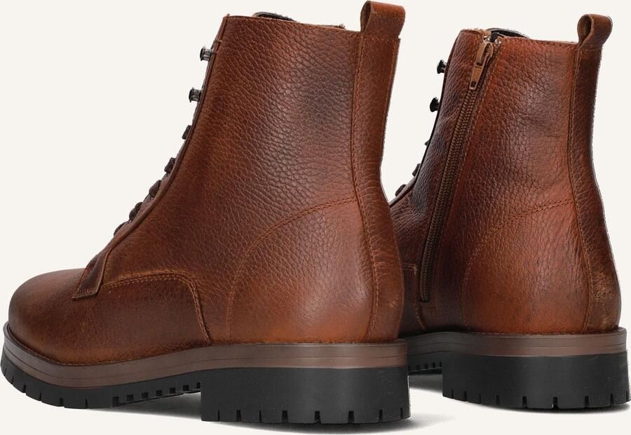 Mazzeltov Mario Enkelboots Enkellaarsjes Heren Cognac - Foto 3