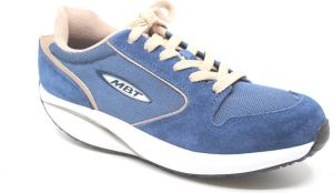 MBT 1997 BLUE 700709-1337Y Blauwe dames afwikkel veterschoenen