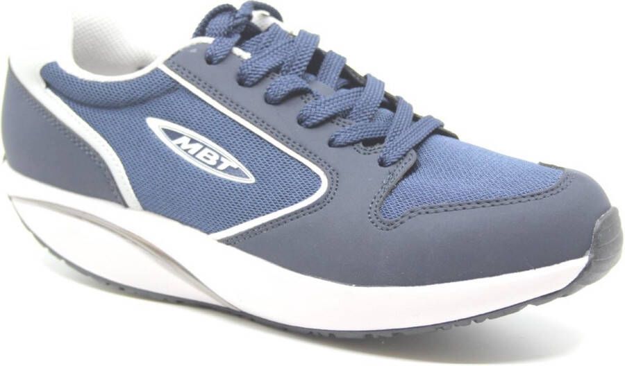 Meerdere Wereldbol onderwijzen MBT 1997 W CLASSIC DK NAVY 700709-1103Y Donker blauw dames sneaker met een ronde  zool met balance point - Schoenen.nl