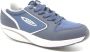 MBT 1997 W CLASSIC DK NAVY 700709-1103Y Donker blauw dames sneaker met een ronde zool met balance point - Thumbnail 1