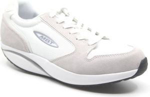 MBT 1997 W CLASSIC WHITE 700709-16y Gebroken wit kleurige sneaker met ronde zool