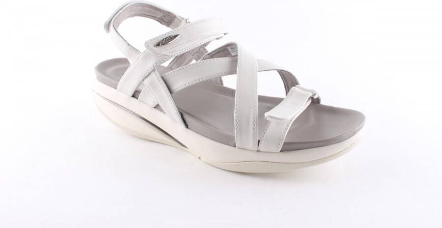 MBT klittenband sandaal KIBURI WHITE