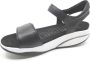 MBT MALIA 2 W BLACK 703255-03I Zwarte dames sandalen wijdte G - Thumbnail 1