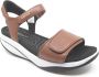 MBT MALIA 2 W BROWN 703255-22I Bruine dames sandalen wijdte G - Thumbnail 1