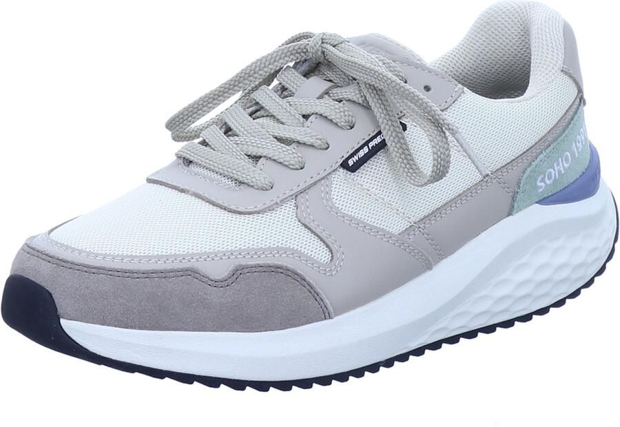 MBT Dames Veterschoenen beige