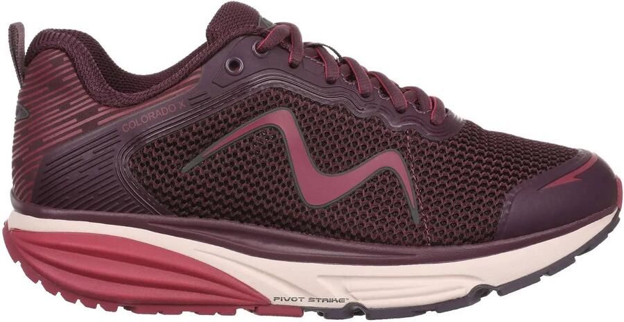 MBT Sneakers laag ' COLORADO X ' bordeaux
