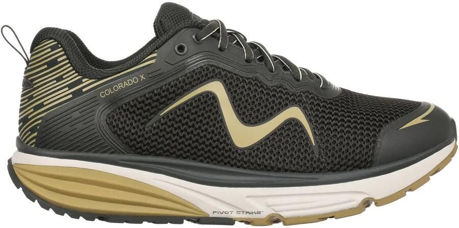 MBT Sneakers laag 'Colorado X' donkergroen wit