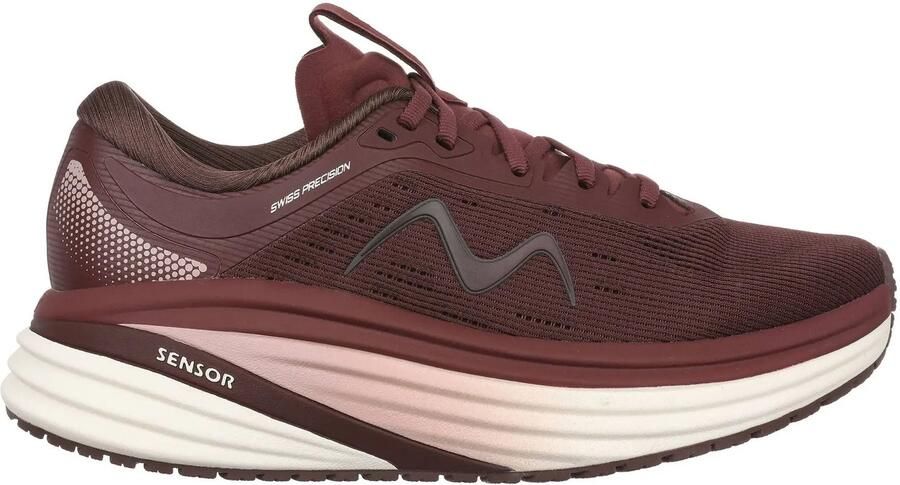 MBT Slip-on ' M-3000-2 LACE UP ' bordeaux