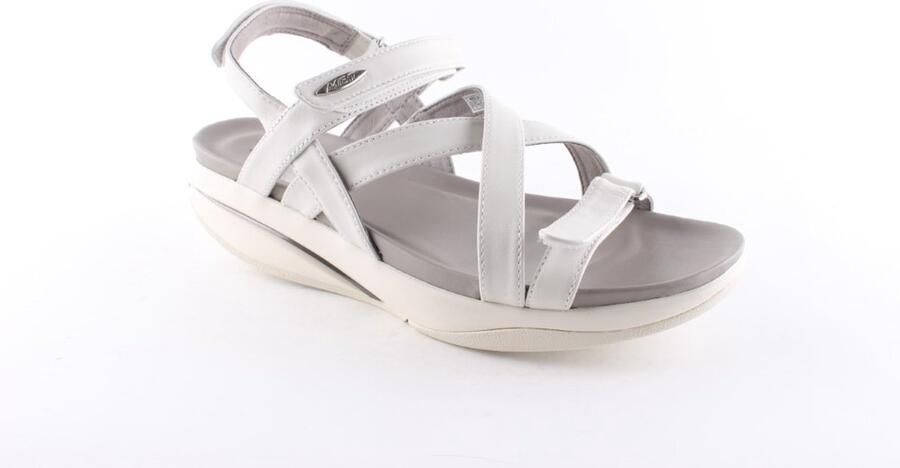 MBT klittenband sandaal KIBURI WHITE 400319 16 Wit
